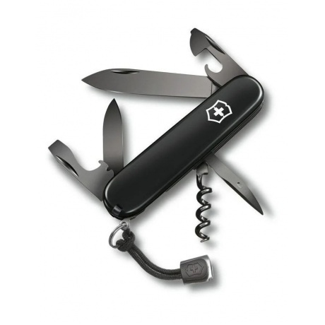 Нож Victorinox Spartan, 91 мм, 12 функций, черный 1.3603.31P
Нож Victorinox Spartan, 91 мм, 12 функций, черный 1.3603.31P