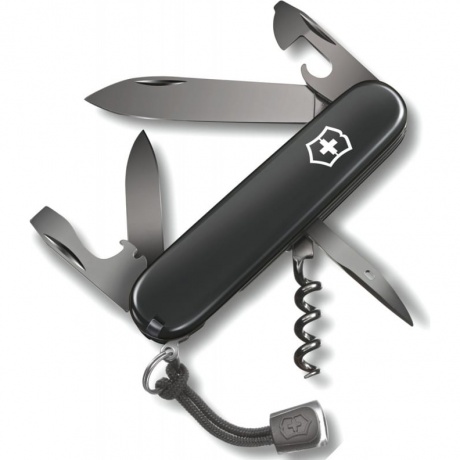 Нож Victorinox Spartan, 91 мм, 12 функций, черный 1.3603.31P
Нож Victorinox Spartan, 91 мм, 12 функций, черный 1.3603.31P