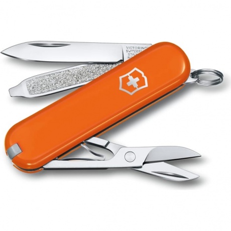 Нож-брелок Victorinox Classic SD Colors, 58 мм, 7 функций, "Mango Tango" 0.6223.83G
Нож-брелок Victorinox Classic SD Colors, 58 мм, 7 функций, "Mango Tango" 0.6223.83G