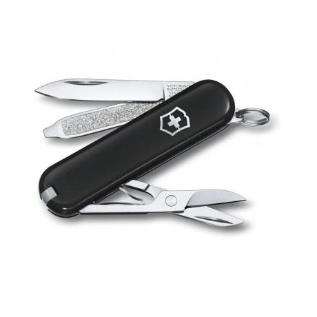 Нож-брелок Victorinox Classic SD Colors, 58 мм, 7 функций, "Dark Illusion" 0.6223.3G
Нож-брелок Victorinox Classic SD Colors, 58 мм, 7 функций, "Dark Illusion" 0.6223.3G