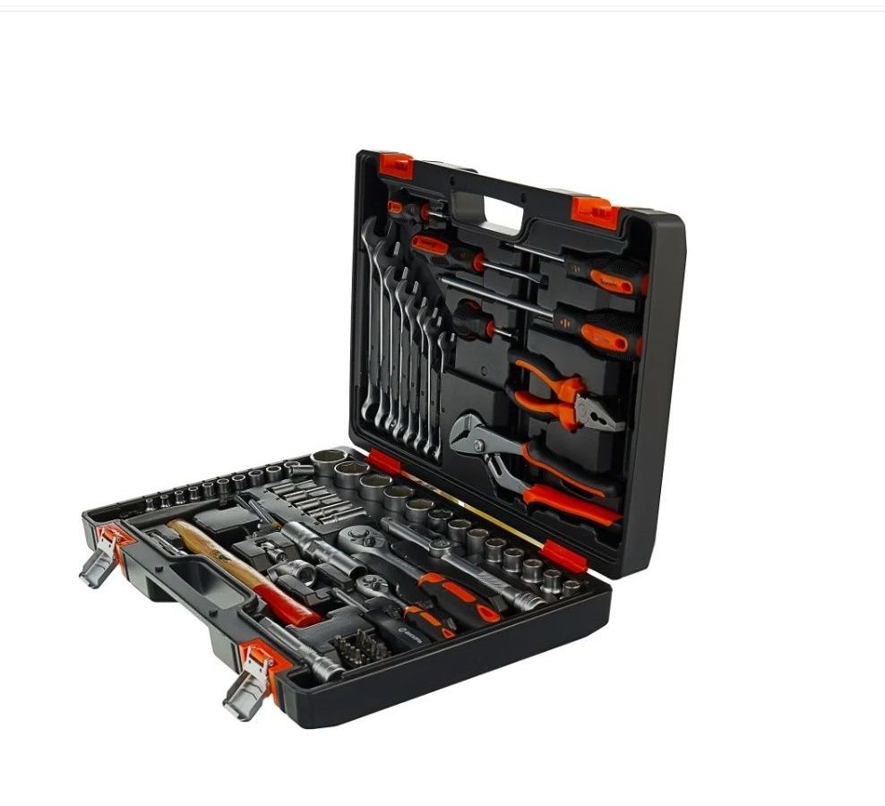 Набор инструментов Вихрь 1/2 , 1/4 , CrV, пластиковый кейс 76 предм
Набор инструментов Вихрь 1/2 , 1/4 , CrV, пластиковый кейс 76 предм