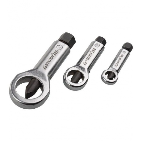 Набор съемников прикипевших гаек Stayer 43213-H3
Набор съемников прикипевших гаек Stayer 43213-H3