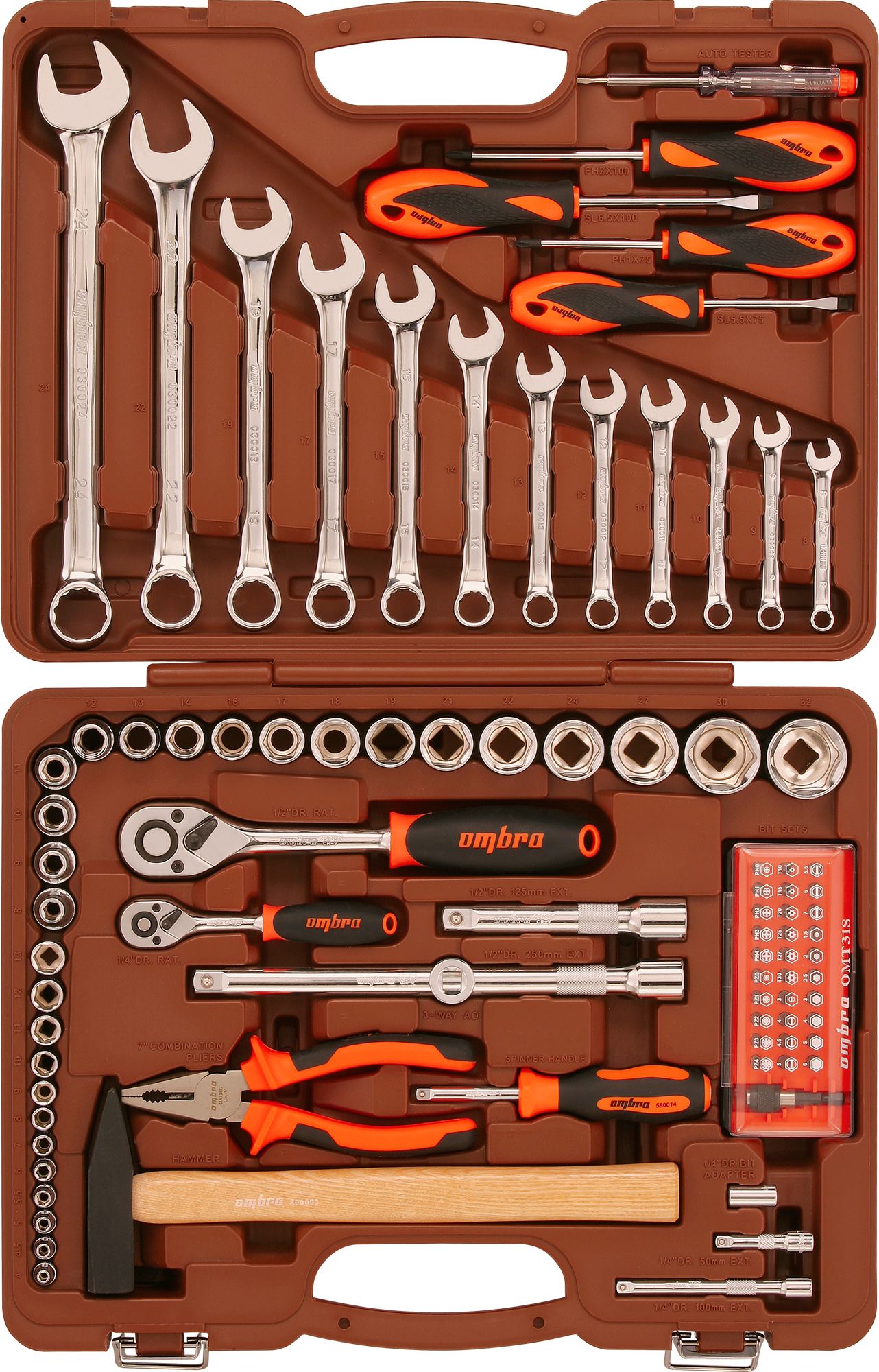 Набор инструментов Ombra OMT88S (88 предметов)
Набор инструментов Ombra OMT88S (88 предметов)