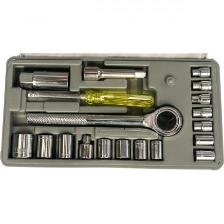 Набор головок торцевых Dexx 27602-H20 (20 предметов)
Набор головок торцевых Dexx 27602-H20 (20 предметов)