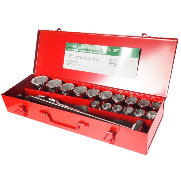 Набор головок JTC H621M (21 предмета)
Набор головок JTC H621M (21 предмета)