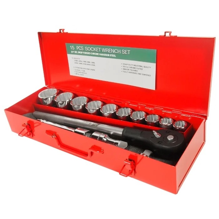 Набор головок JTC T615M (15 предмета
Набор головок JTC T615M (15 предмета