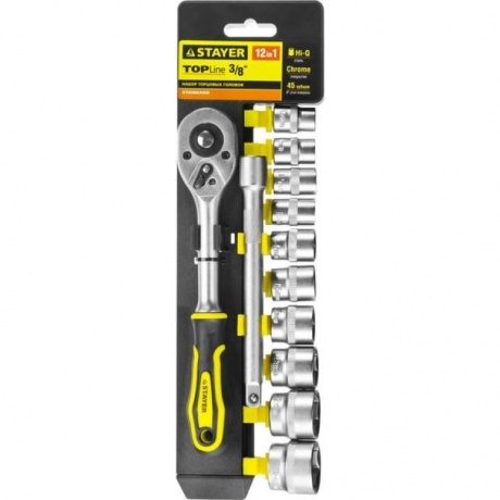 Набор головок Stayer 27752-H12 (12 предметов)
Набор головок Stayer 27752-H12 (12 предметов)