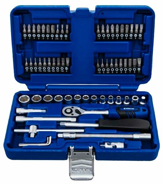 Набор инструментов Кобальт 010111-64 (64 предмета)
Набор инструментов Кобальт 010111-64 (64 предмета)