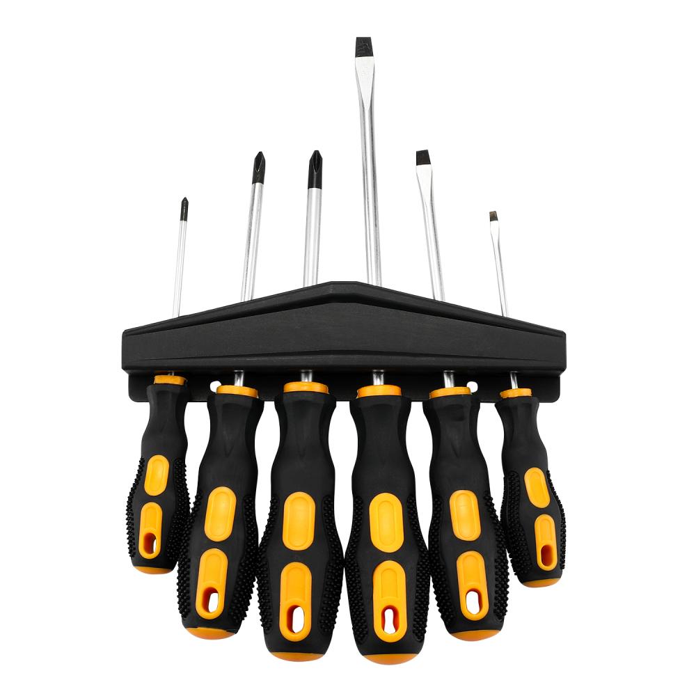 Набор отверток с эргономичными рукоятками DEKO SS06 (6 предметов)
Набор отверток с эргономичными рукоятками DEKO SS06 (6 предметов)