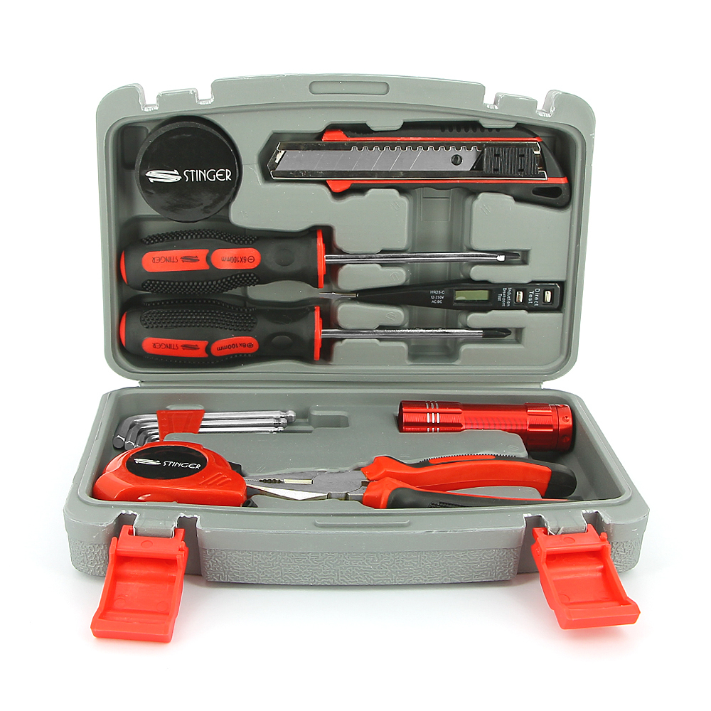 Набор инструментов Stinger, 13 инструментов, в пластиковом кейсе, серый
Набор инструментов Stinger, 13 инструментов, в пластиковом кейсе, серый