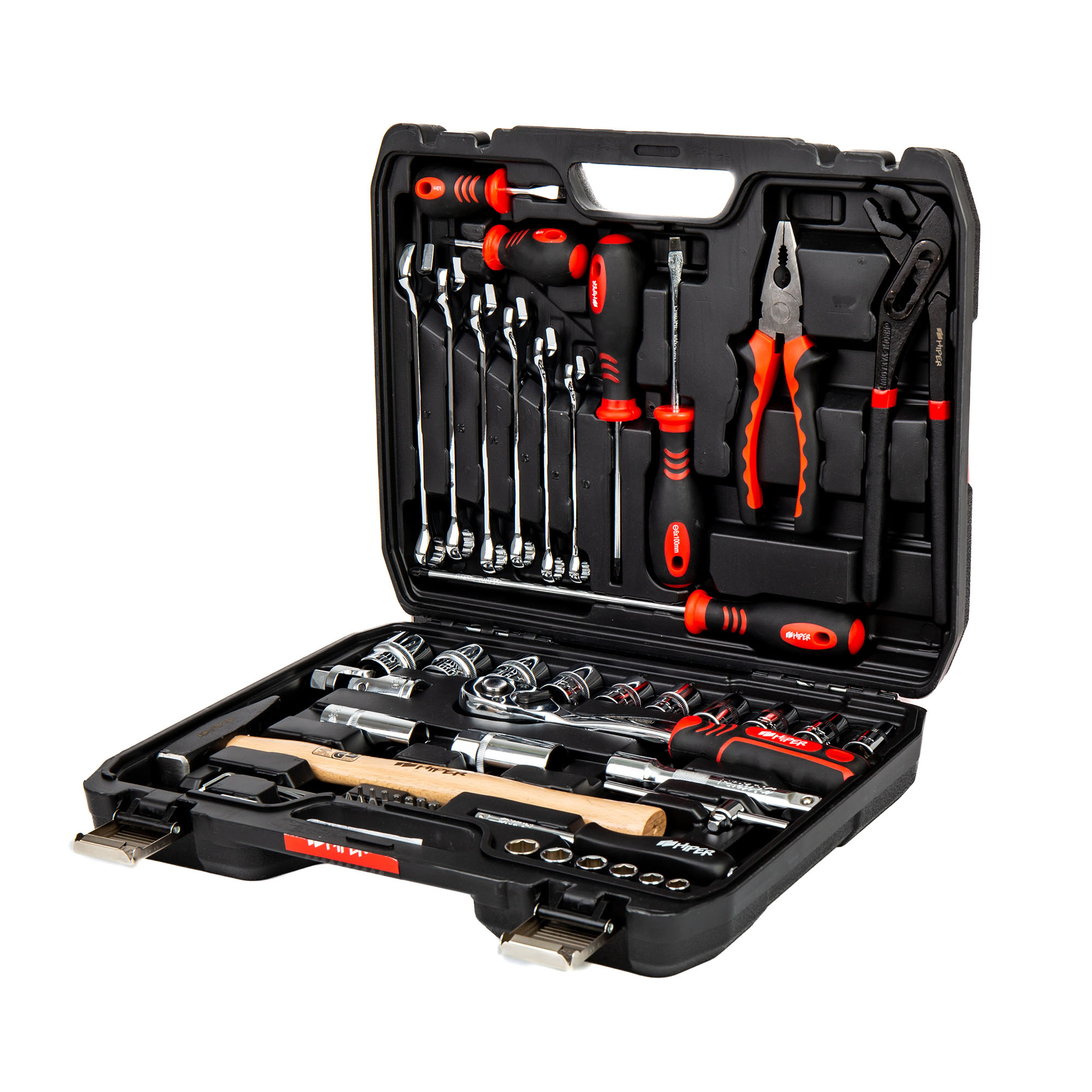 Набор инструментов HIPER HTS056 Cr-V универсальный в кейсе
Набор инструментов HIPER HTS056 Cr-V универсальный в кейсе