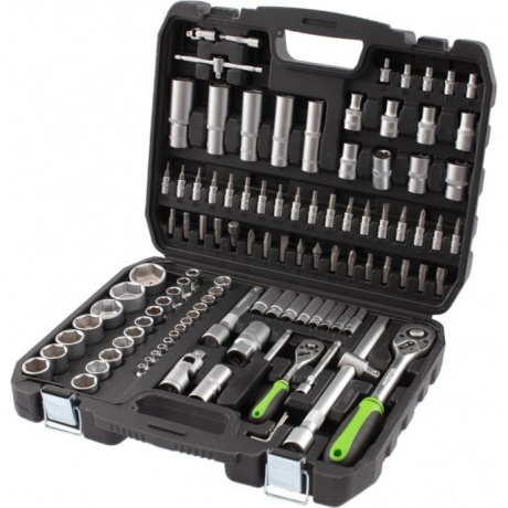 Набор инструментов, 1/2", 1/4", 108 предметов Сибртех
Набор инструментов, 1/2", 1/4", 108 предметов Сибртех