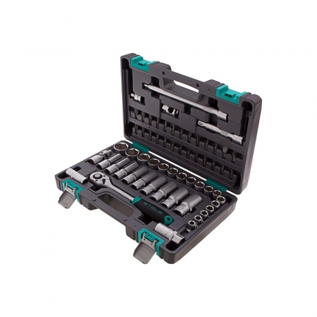 Набор инструментов, 1/2", CrV, пластиковый кейс 60 предметов Stels
Набор инструментов, 1/2", CrV, пластиковый кейс 60 предметов Stels