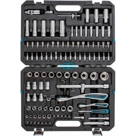 Набор инструментов, 1/4", 1/2", CrV, 120 зубьев, 109 предметов Gross
Набор инструментов, 1/4", 1/2", CrV, 120 зубьев, 109 предметов Gross