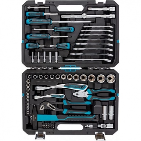 Набор инструментов, 1/4", 1/2", CrV, 120 зубьев, 76 предметов Gross
Набор инструментов, 1/4", 1/2", CrV, 120 зубьев, 76 предметов Gross