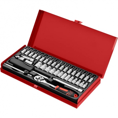 Набор инструментов, 1/4", 38 предметов Matrix
Набор инструментов, 1/4", 38 предметов Matrix