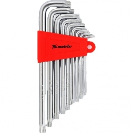 Набор ключей имбусовых TORX-TORX Tampered, 9 шт., T10-T50, CrV, удлиненные, сатин., чехол Matrix
Набор ключей имбусовых TORX-TORX Tampered, 9 шт., T10-T50, CrV, удлиненные, сатин., чехол Matrix