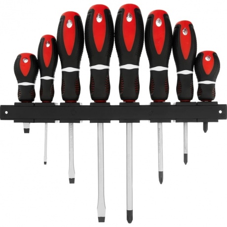 Набор отверток "Era" на полке, 8 шт., PH + SL, CrV, 3к рукоятка Matrix
Набор отверток "Era" на полке, 8 шт., PH + SL, CrV, 3к рукоятка Matrix