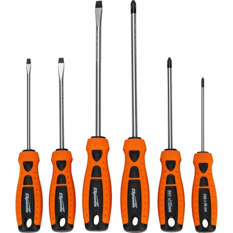 Набор отверток "Point" на полке, 6 шт., PH + SL, HCS, 2к рукоятка Sparta
Набор отверток "Point" на полке, 6 шт., PH + SL, HCS, 2к рукоятка Sparta