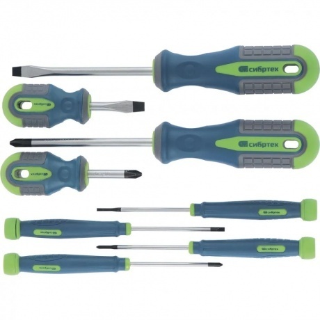 Набор отверток, 8 шт., PH + SL, CrV, 3к рукоятка Сибртех
Набор отверток, 8 шт., PH + SL, CrV, 3к рукоятка Сибртех