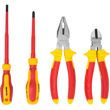 Набор диэлектрического инструмента, 4 предмета Matrix
Набор диэлектрического инструмента, 4 предмета Matrix