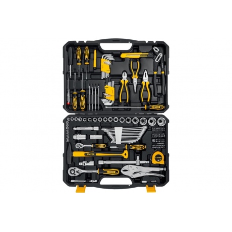 Набор инструмента универсальный STAYER UNIVERSAL 150, 150 предметов Professional (27710-H150)
Набор инструмента универсальный STAYER UNIVERSAL 150, 150 предметов Professional (27710-H150)