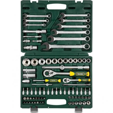 Набор инструмента универсальный KRAFTOOL X-Drive 82, 82 предмета (27887-H82)
Набор инструмента универсальный KRAFTOOL X-Drive 82, 82 предмета (27887-H82)