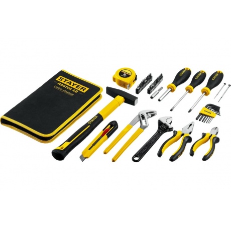 Набор инструмента универсальный STAYER Master-40, 40 предметов (22052-H40)
Набор инструмента универсальный STAYER Master-40, 40 предметов (22052-H40)