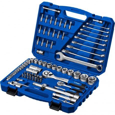 Набор инструмента универсальный ЗУБР А-82, 82 предмета, Профессионал (27635-H82)
Набор инструмента универсальный ЗУБР А-82, 82 предмета, Профессионал (27635-H82)