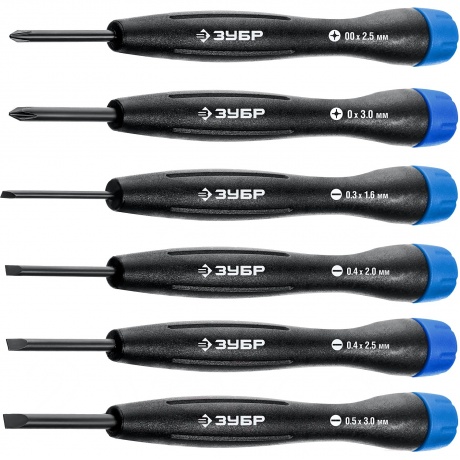 Набор отверток для точных работ ЗУБР TX-6, 6 шт, Профессионал (25658-H6)
Набор отверток для точных работ ЗУБР TX-6, 6 шт, Профессионал (25658-H6)