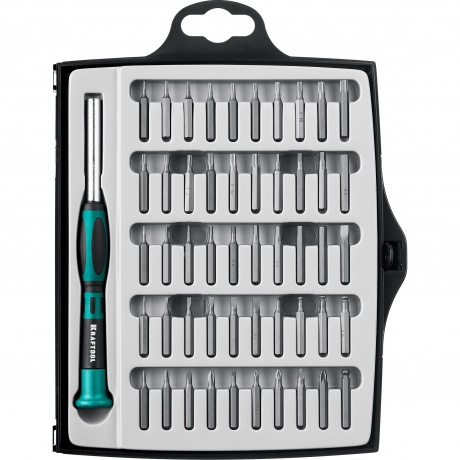 Отвертка для точных работ KRAFTOOL Precision-51, 51 предмет (25691)
Отвертка для точных работ KRAFTOOL Precision-51, 51 предмет (25691)