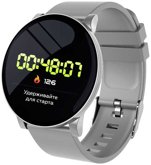 Умные часы Smarterra SmartLife UNO серебристый (SM-SLUNOW
Умные часы Smarterra SmartLife UNO серебристый (SM-SLUNOW