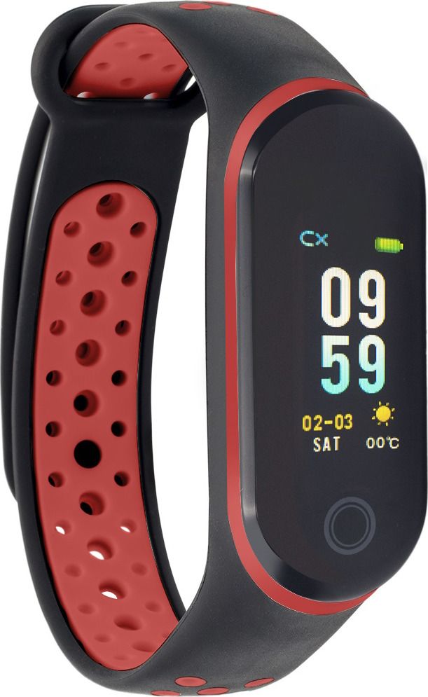 Фитнес браслет Qumann QSB 10 Black+Red
Фитнес браслет Qumann QSB 10 Black+Red