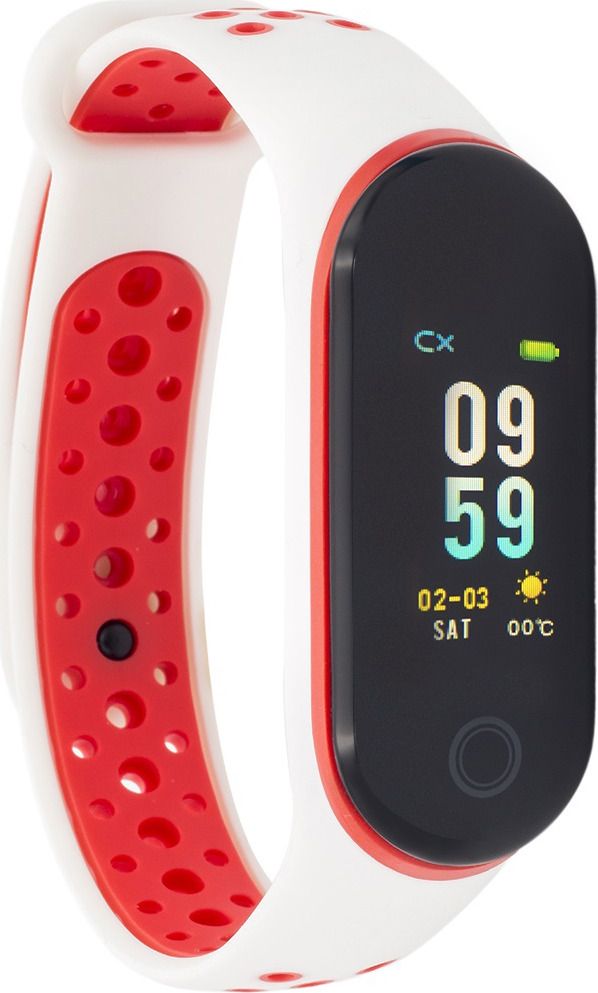 Фитнес браслет Qumann QSB 10 White+Red
Фитнес браслет Qumann QSB 10 White+Red
