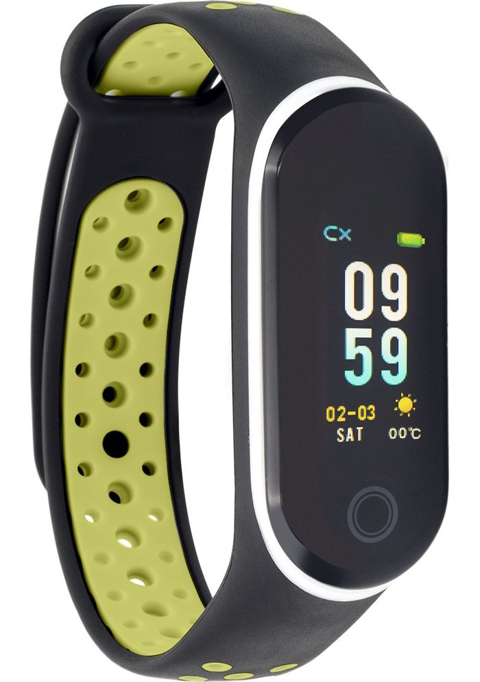 Фитнес-браслет Qumann QSB 10 Black+Green
Фитнес-браслет Qumann QSB 10 Black+Green