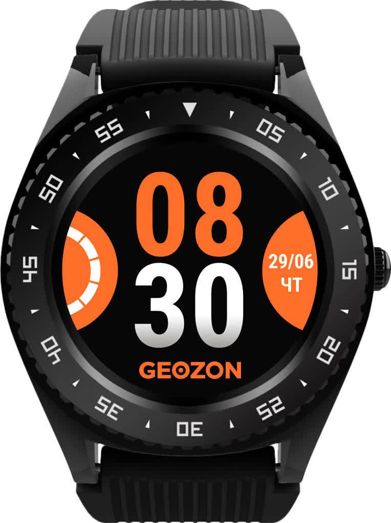 Умные часы Geozon Titanium Black
Умные часы Geozon Titanium Black