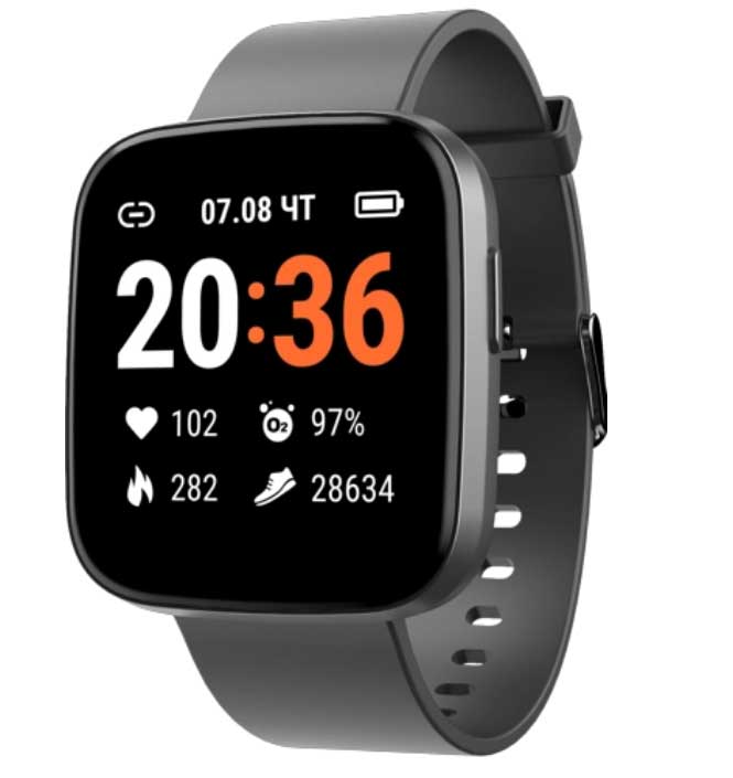 Умные часы Geozon Marathon Black G-SM19BLK
Умные часы Geozon Marathon Black G-SM19BLK