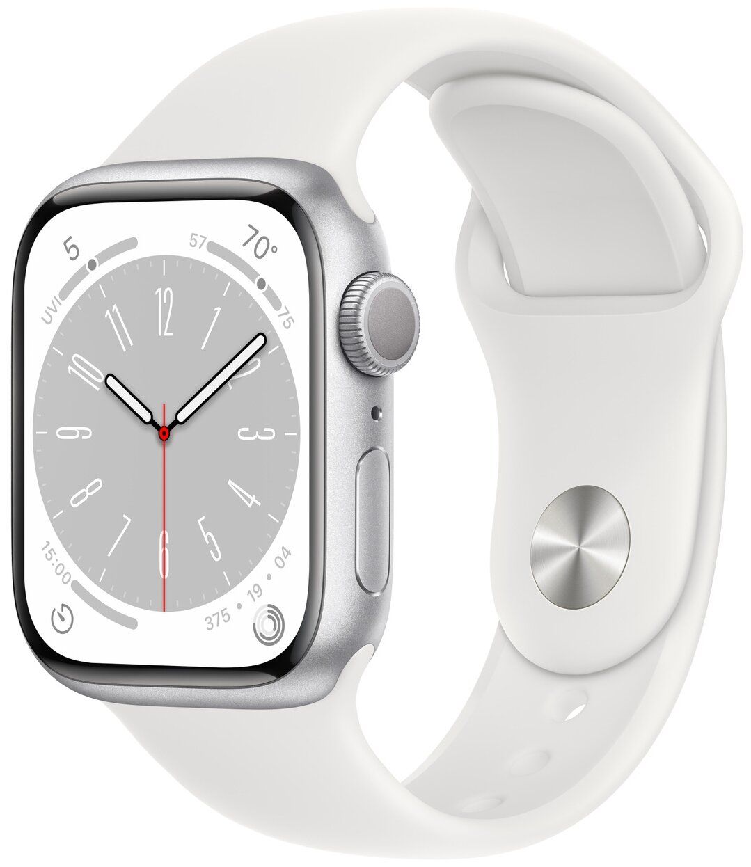 Умные часы Apple Watch Series 8 41mm Sport S/M (MP6L3LL/A) Silver
Умные часы Apple Watch Series 8 41mm Sport S/M (MP6L3LL/A) Silver