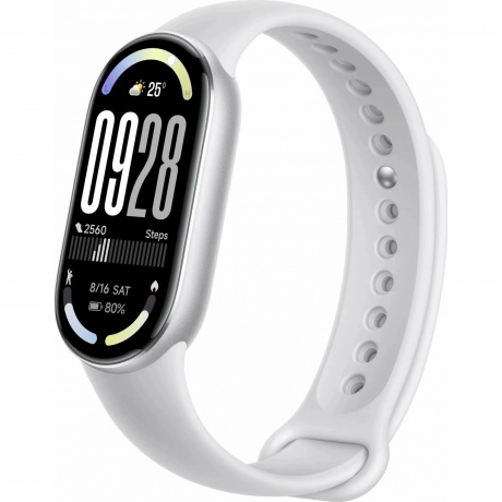Умные часы Xiaomi Smart Band 10 (BHR07PSGL) Glacier Silver
Умные часы Xiaomi Smart Band 10 (BHR07PSGL) Glacier Silver