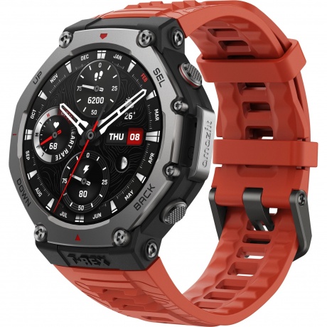 Умные часы Amazfit T-Rex 3 (A2323) 48.5мм красный/темно-серый
Умные часы Amazfit T-Rex 3 (A2323) 48.5мм красный/темно-серый