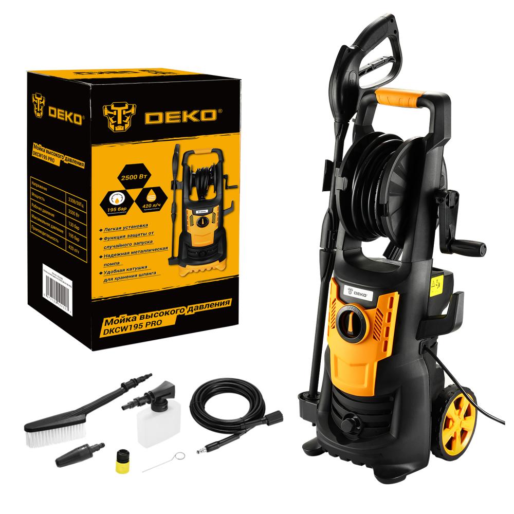 Мойка высокого давления DEKO DKCW195 PRO
Мойка высокого давления DEKO DKCW195 PRO