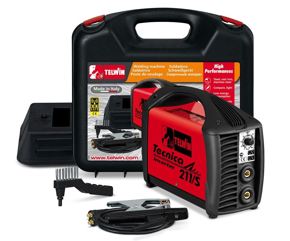 Аппарат сварочный Telwin Tecnica 211/S 230V ACX
Аппарат сварочный Telwin Tecnica 211/S 230V ACX