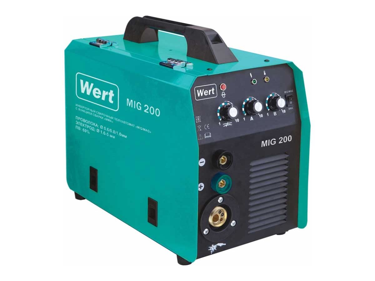 Аппарат сварочный Wert MIG 200
Аппарат сварочный Wert MIG 200
