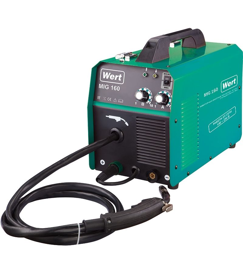 Аппарат сварочный Wert MIG 160
Аппарат сварочный Wert MIG 160