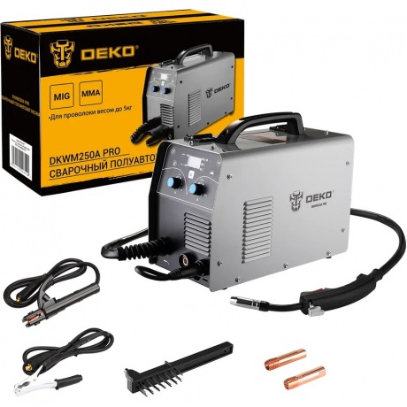 Сварочный полуавтомат MIG/MAG 250А DEKO DKWM250A PRO
Сварочный полуавтомат MIG/MAG 250А DEKO DKWM250A PRO