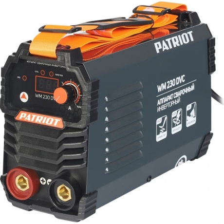 Сварочный аппарат Patriot WM230DVC инвертор ММА 10.7кВт (кейс в компл.)
Сварочный аппарат Patriot WM230DVC инвертор ММА 10.7кВт (кейс в компл.)