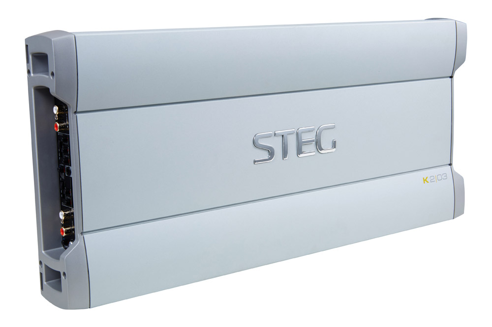 Усилитель автомобильный Steg K 2.03 двухканальный
Усилитель автомобильный Steg K 2.03 двухканальный