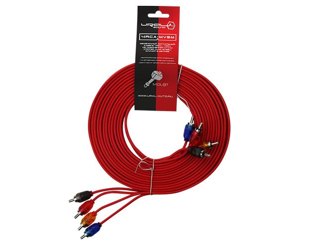 Межблочный кабель URAL 4RCA-MV5M
Межблочный кабель URAL 4RCA-MV5M