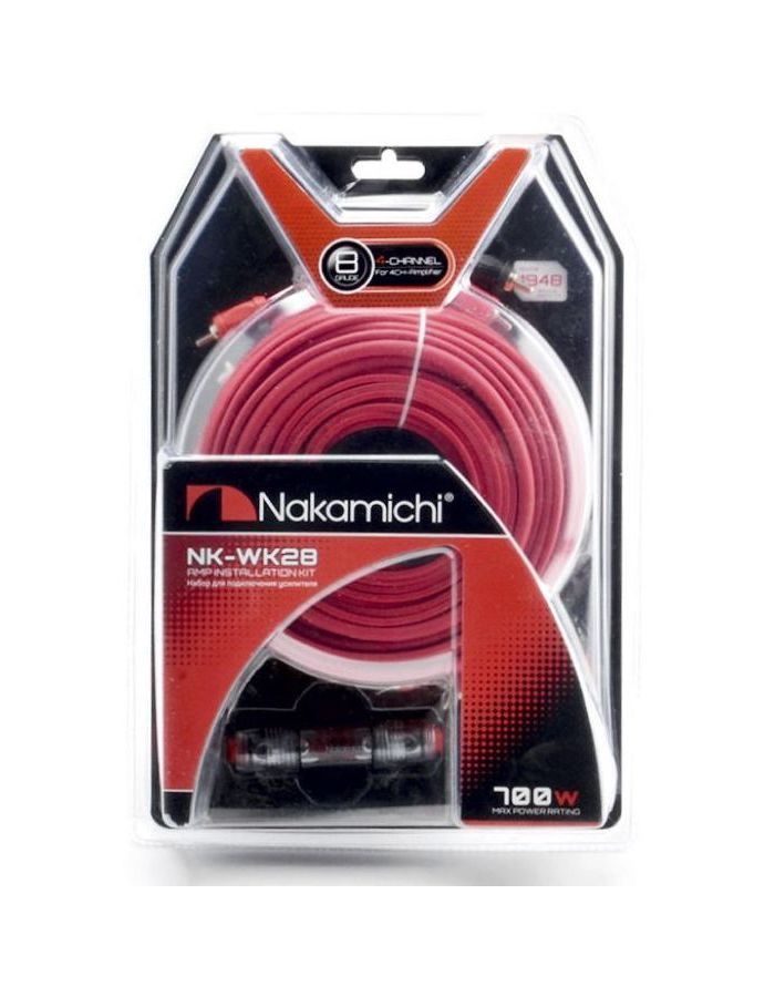 Установочный комплект проводов для усилителя Nakamichi NAK-NK-WK28
Установочный комплект проводов для усилителя Nakamichi NAK-NK-WK28