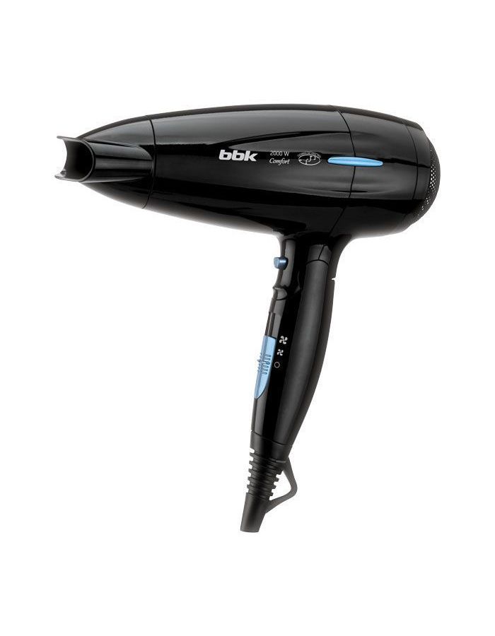 Фен BBK BHD3201i черный/голубой 
Фен BBK BHD3201i черный/голубой